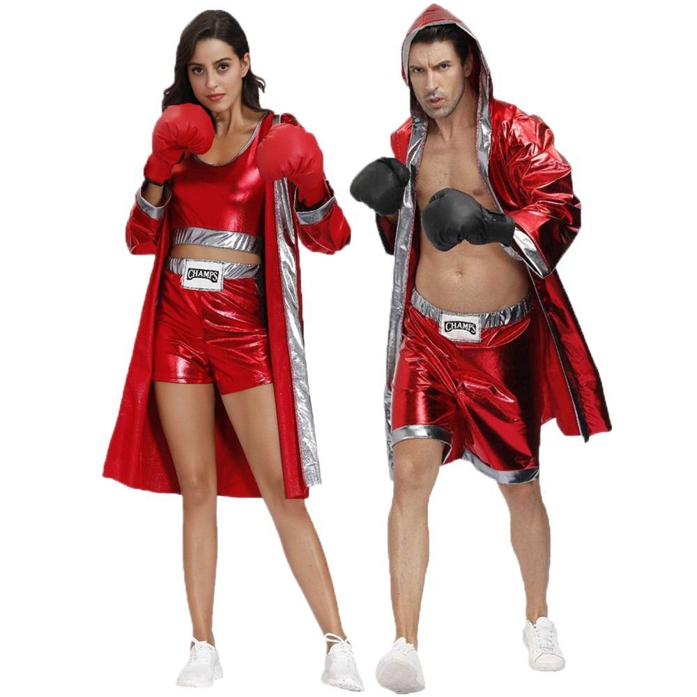 Long Sleeve Boxer Costume Boxing Match Men Boxing Robe Creative Party M-For women
Long Sleeve Boxer Costume Boxing Match Men Boxing Robe Creative Party M-For women