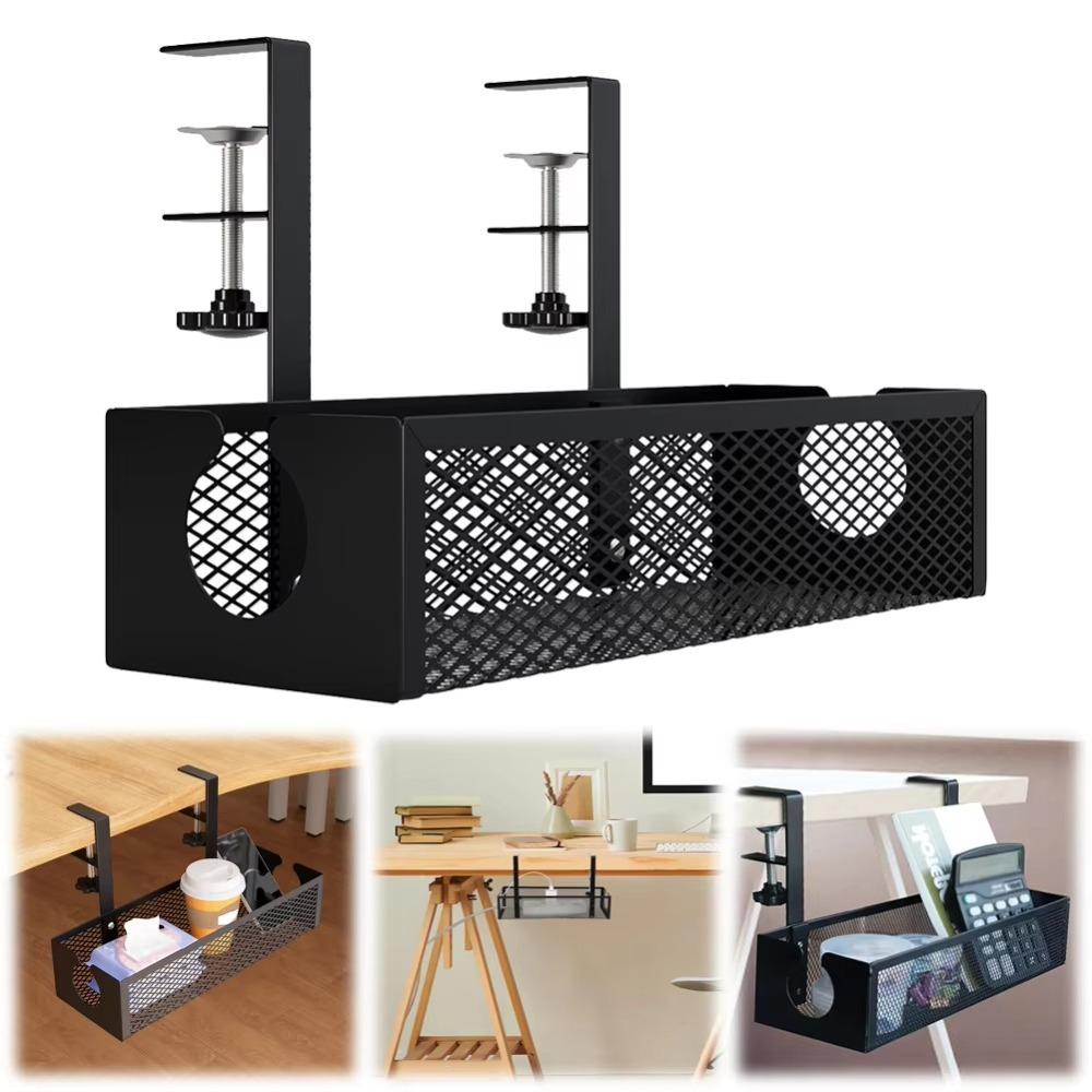 Metal Cable Tray Desk Cable Organizer Heavy Duty Under Desk Cord Organizer Home Office білий
Metal Cable Tray Desk Cable Organizer Heavy Duty Under Desk Cord Organizer Home Office білий