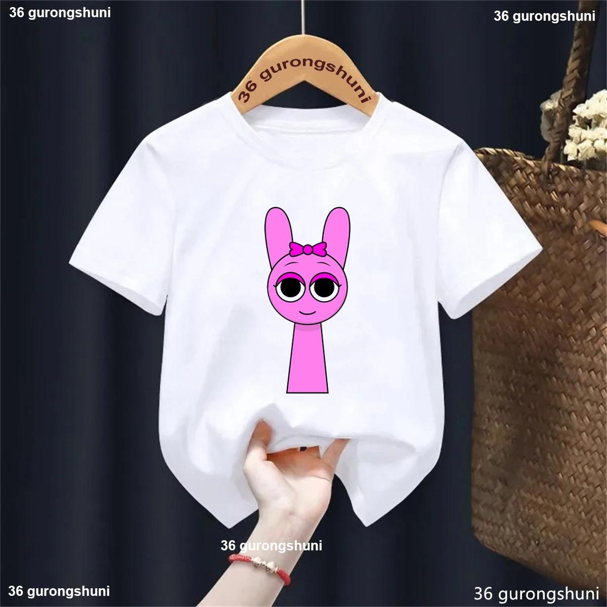 Kawaii Pink Sprunki Printed Tshirt Girls/Boys Music Game Cool Kids Clothes Summer T-Shirt 100
Kawaii Pink Sprunki Printed Tshirt Girls/Boys Music Game Cool Kids Clothes Summer T-Shirt 100
