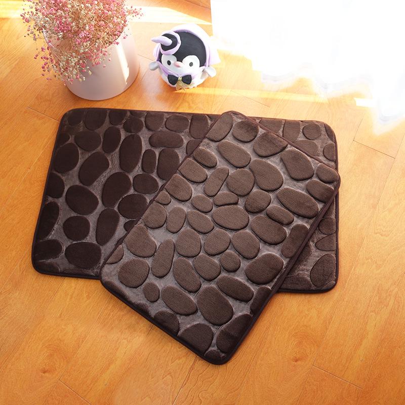 Thickened 40D Memory Foam Non-slip Bathroom Door Mat - Pebble Design 50x80 cm кавовий
Thickened 40D Memory Foam Non-slip Bathroom Door Mat - Pebble Design 50x80 cm кавовий