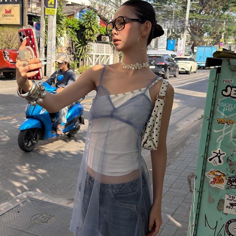 Spicy Girl Street Style Single Strap T-shirt With Shell Buttons One Size білий
Spicy Girl Street Style Single Strap T-shirt With Shell Buttons One Size білий