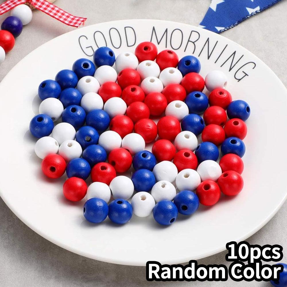 10/20/40 штук деревянных бусин красного, синего, белого цвета, круглые деревянные бусины, патриотические деревянные бусины, бусины для поделок, самодельные украшения для дома 10pcs
10/20/40 штук деревянных бусин красного, синего, белого цвета, круглые деревянные бусины, патриотические деревянные бусины, бусины для поделок, самодельные украшения для дома 10pcs