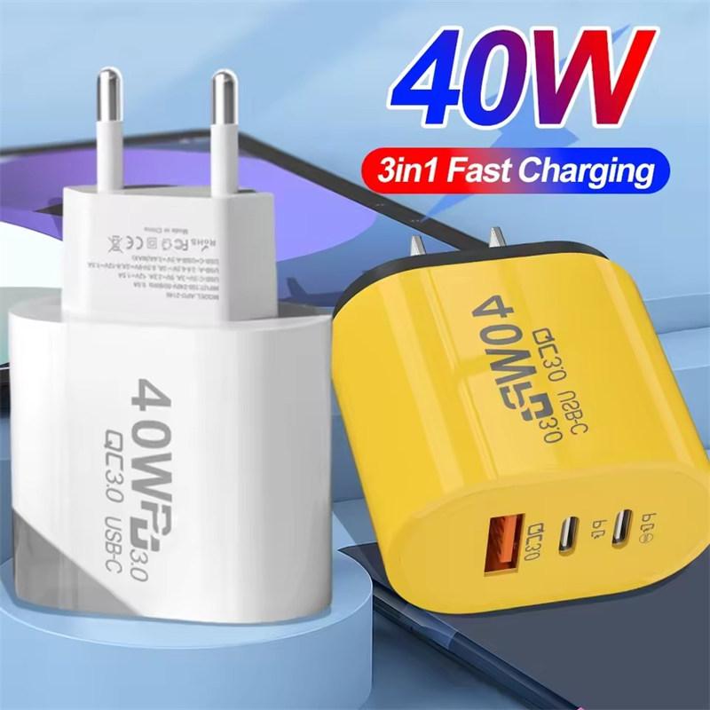 40 Вт USB Type C Зарядний пристрій Dual PD Штекер для швидкого заряджання ЄС/США для iPhone Samsung Xiaomi Huawei Phone Quick Charge 3.0 Зарядний пристрій EU Plug чорний
40 Вт USB Type C Зарядний пристрій Dual PD Штекер для швидкого заряджання ЄС/США для iPhone Samsung Xiaomi Huawei Phone Quick Charge 3.0 Зарядний пристрій EU Plug чорний