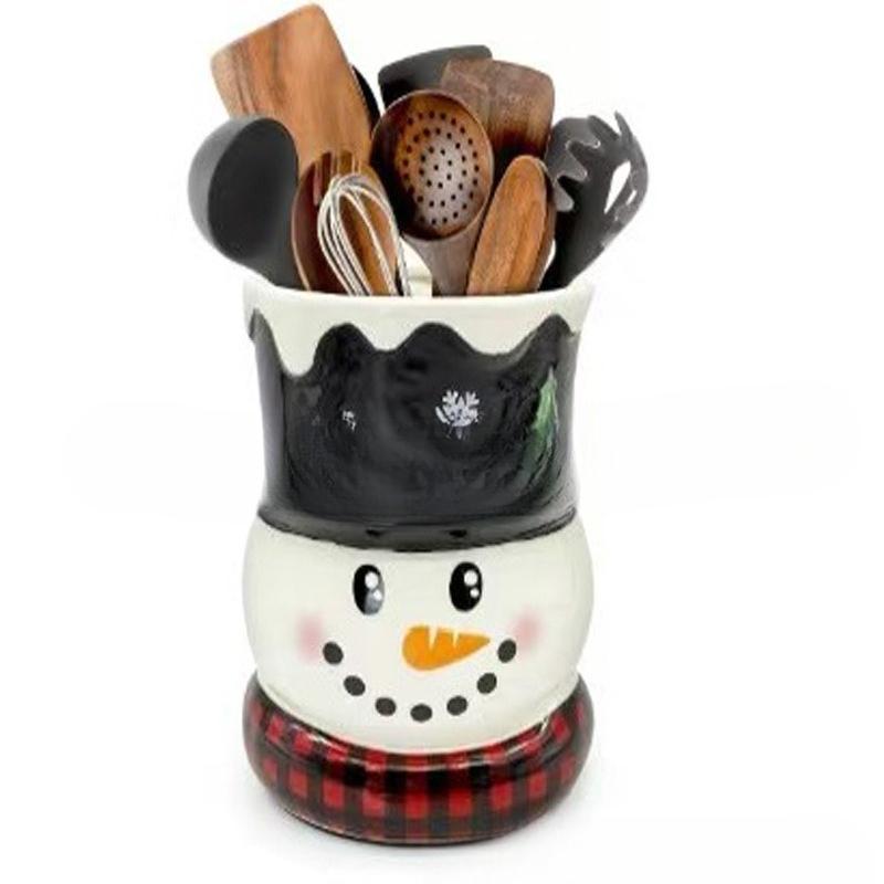 Дід Мороз і Сніговик Кухонна прикраса Підставка для столових приборів Christmas Snowman
Дід Мороз і Сніговик Кухонна прикраса Підставка для столових приборів Christmas Snowman