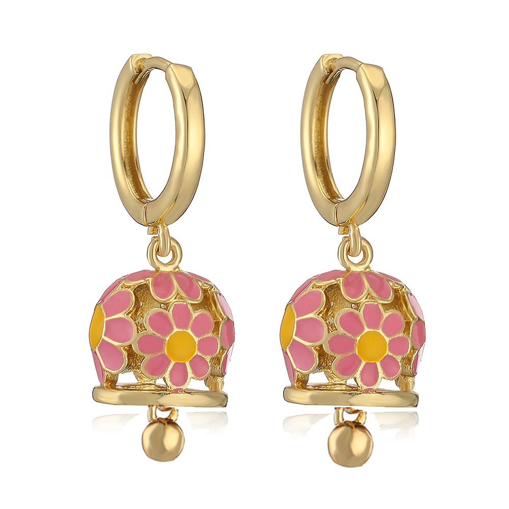 HECHENG,Enamel Flower Hoop Earrings Water Drop Hoops for Women Super Fairy Bell As Earring Ear Buckle Cute Zircon розовый
HECHENG,Enamel Flower Hoop Earrings Water Drop Hoops for Women Super Fairy Bell As Earring Ear Buckle Cute Zircon розовый