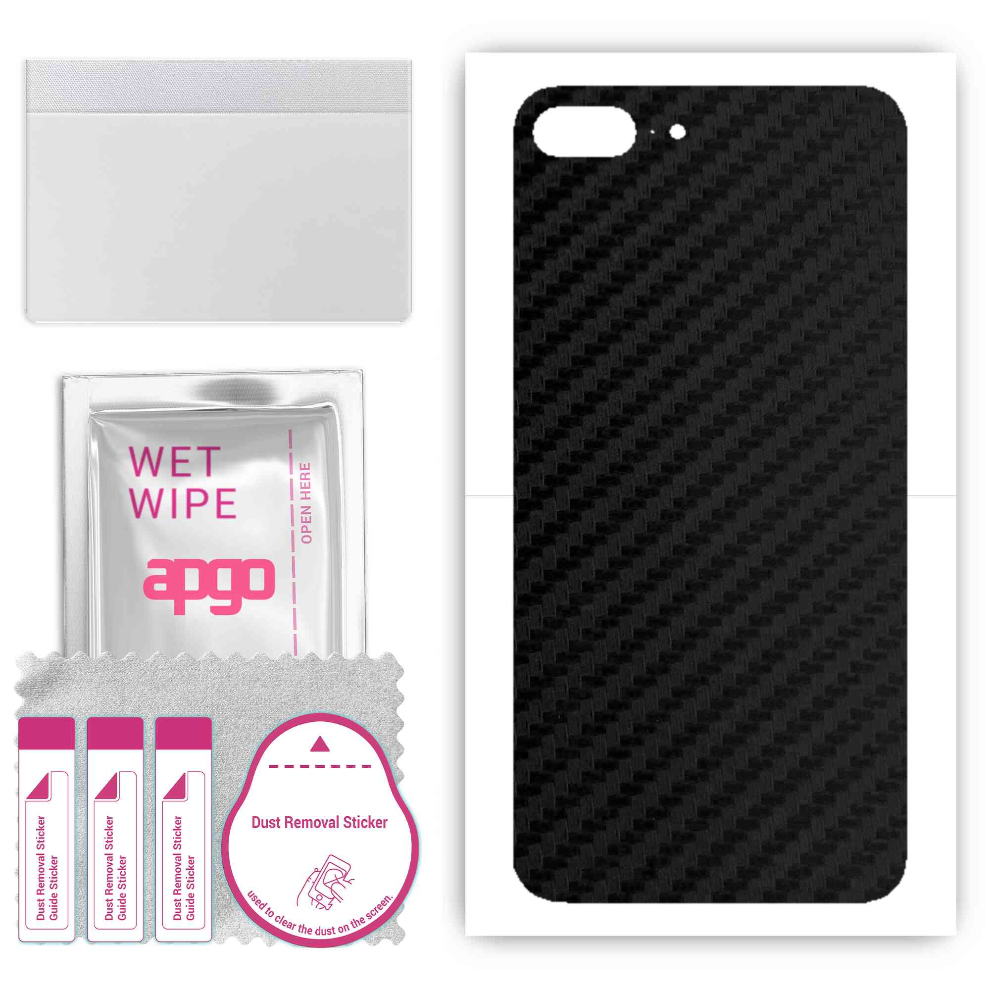 Apgo Protective Skin Sticker для задньої панелі, сумісний з Apple iPhone 7 Plus, Wrap Film, Foil, Vinyl - Pattern Carbon Black
Apgo Protective Skin Sticker для задньої панелі, сумісний з Apple iPhone 7 Plus, Wrap Film, Foil, Vinyl - Pattern Carbon Black