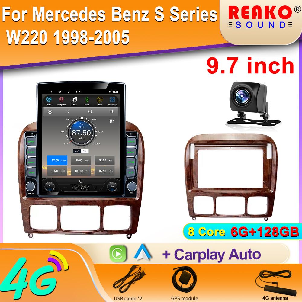 9,7 Вертикальний стиль Екран Tesla Android Автомагнітола Для Mercedes Benz S Class W220 S280 S320 S350 1998-2005 GPS Навігація 8 core 6GB+128GB
9,7 Вертикальний стиль Екран Tesla Android Автомагнітола Для Mercedes Benz S Class W220 S280 S320 S350 1998-2005 GPS Навігація 8 core 6GB+128GB