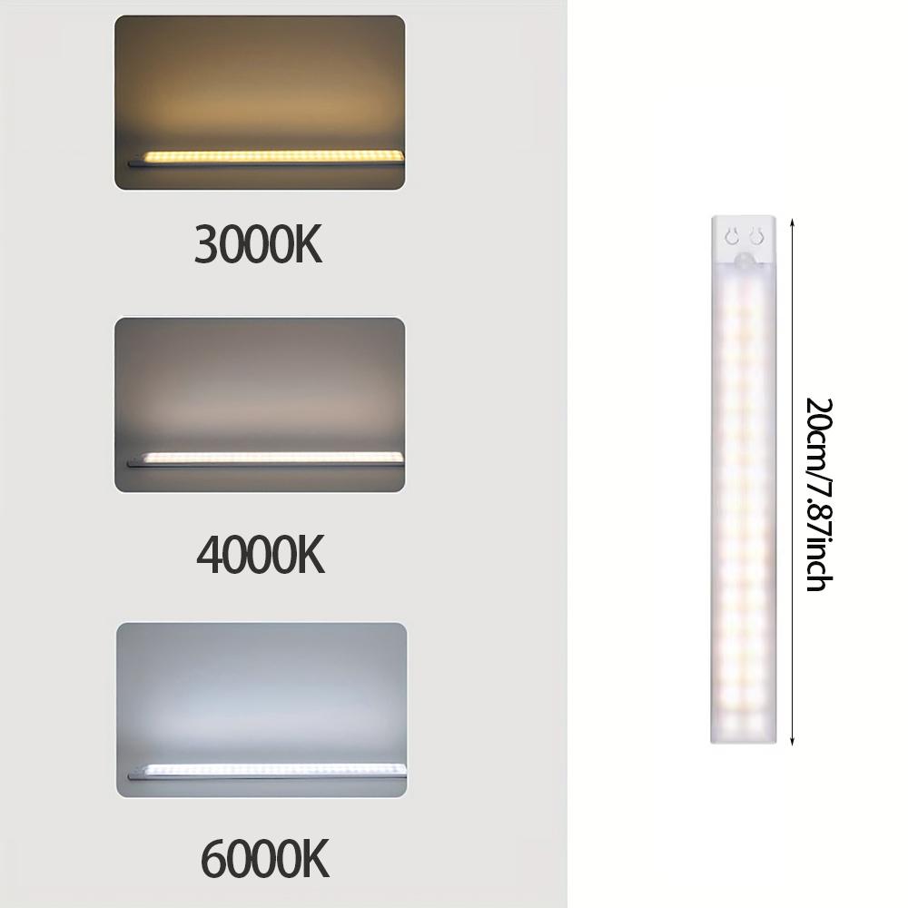 LED Ultra Thin Under Cabinet Lights Motion Sensor Night Light Wireless Rechargeable 3 Color Lamp Kitchen Closet Cabinet Lighting 3 Colors in one lamp
LED Ultra Thin Under Cabinet Lights Motion Sensor Night Light Wireless Rechargeable 3 Color Lamp Kitchen Closet Cabinet Lighting 3 Colors in one lamp