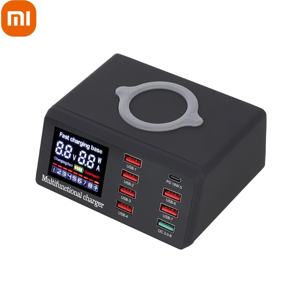 Xiaomi X9 8-портовое беспроводное зарядное устройство USB для быстрой зарядки PD + QC3.0 + зарядная станция с USB-портом и светодиодным дисплеем для телефона/ноутбука/планшета с вилкой европейского стандарта
Xiaomi X9 8-портовое беспроводное зарядное устройство USB для быстрой зарядки PD + QC3.0 + зарядная станция с USB-портом и светодиодным дисплеем для телефона/ноутбука/планшета с вилкой европейского стандарта