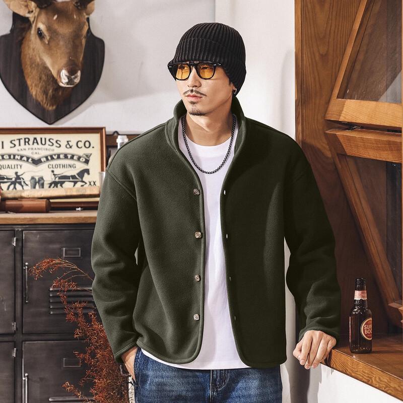 Men s American Retro Heavyweight Mock Neck Fleece Jacket S
Men s American Retro Heavyweight Mock Neck Fleece Jacket S