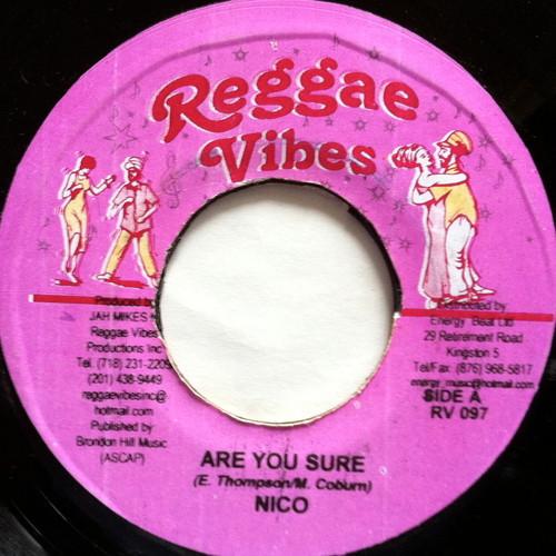 7inch Record NICO (49) / JOHNNY OSBOURNE - Are You Sure / Everything Is Everyt RV97 Reggae Vibes Jamaica Reggae, Ska & Dub Used
7inch Record NICO (49) / JOHNNY OSBOURNE - Are You Sure / Everything Is Everyt RV97 Reggae Vibes Jamaica Reggae, Ska & Dub Used