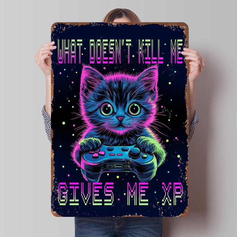 Gamer Cat XP Printed Poster Customized Wall Art Retro Vintage Metal Tin Signs for Aesthetic Room Decor Men Setup Decorations 7.9x11.8In(20x30cm)
Gamer Cat XP Printed Poster Customized Wall Art Retro Vintage Metal Tin Signs for Aesthetic Room Decor Men Setup Decorations 7.9x11.8In(20x30cm)