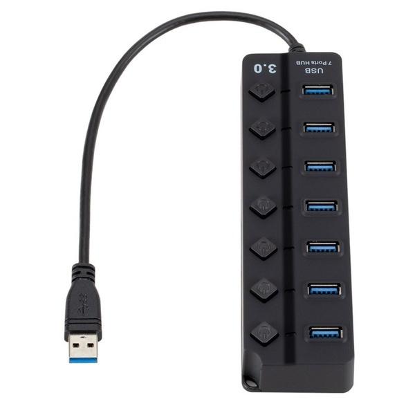 7-портовый USB 3.0 концентратор высокоскоростной 5 Гбит/с сплиттер-распределитель с независимым светодиодным выключателем питания USB 3.0 зарядный концентратор 7 ports-3.0 чёрный
7-портовый USB 3.0 концентратор высокоскоростной 5 Гбит/с сплиттер-распределитель с независимым светодиодным выключателем питания USB 3.0 зарядный концентратор 7 ports-3.0 чёрный