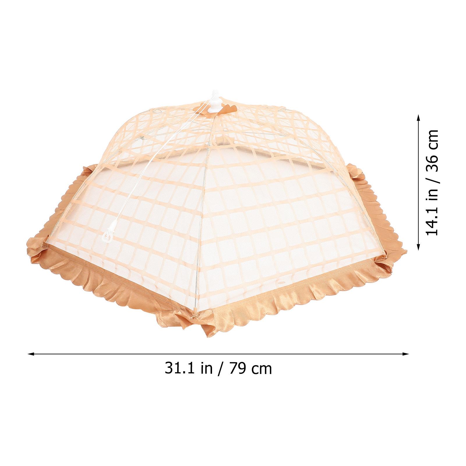 1Pcs Fly Protection Food Cover Foldable Dish Cover Pop-Up Table Protector for Outdoor Picnic Party Camping Kitchen Use светло-коричневого
1Pcs Fly Protection Food Cover Foldable Dish Cover Pop-Up Table Protector for Outdoor Picnic Party Camping Kitchen Use светло-коричневого