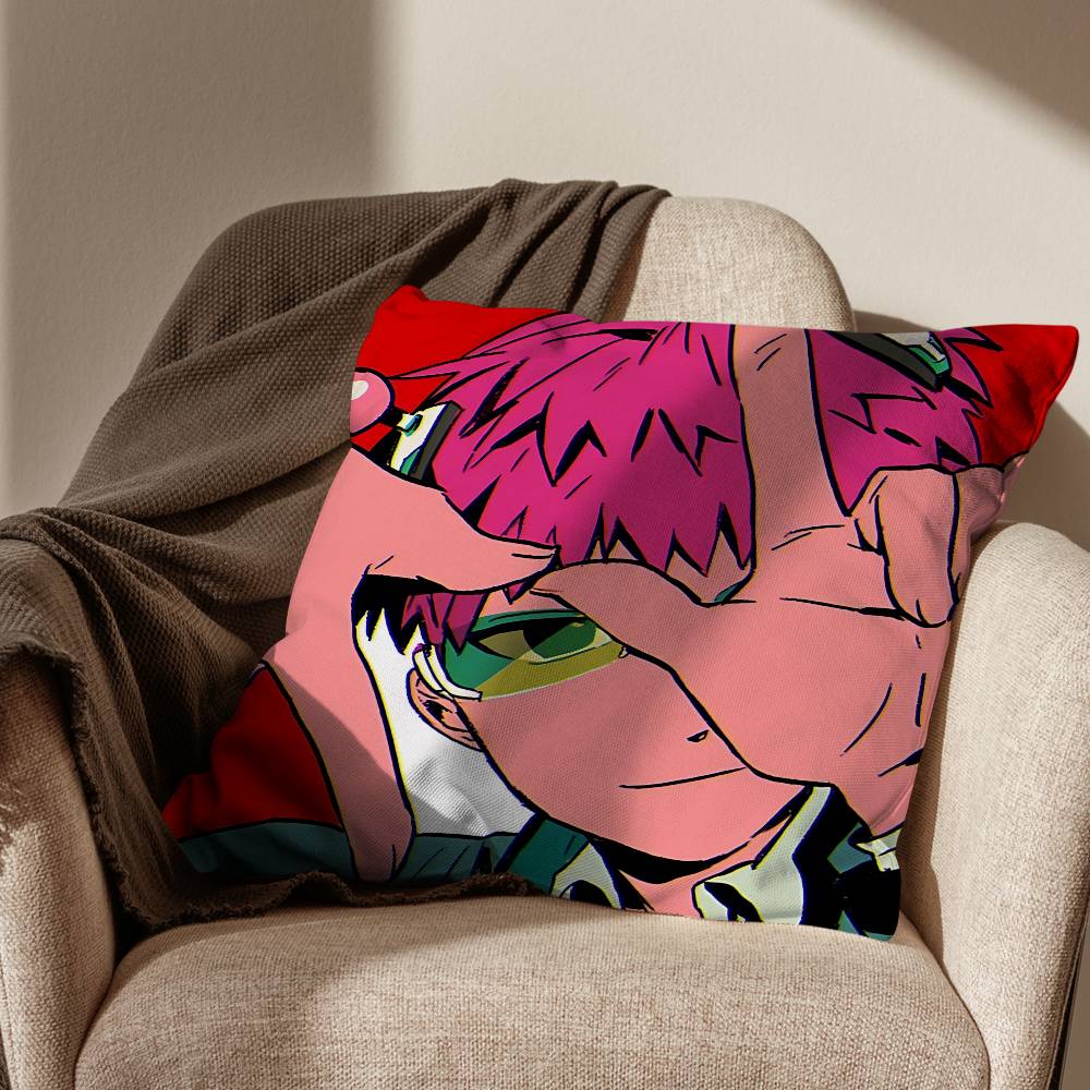 cute Saiki K DDisastrous Life Pillow Case Office Cushions Suitable For Sofa Car Bedroom Decorative Cushion Cover 30x30cm
cute Saiki K DDisastrous Life Pillow Case Office Cushions Suitable For Sofa Car Bedroom Decorative Cushion Cover 30x30cm