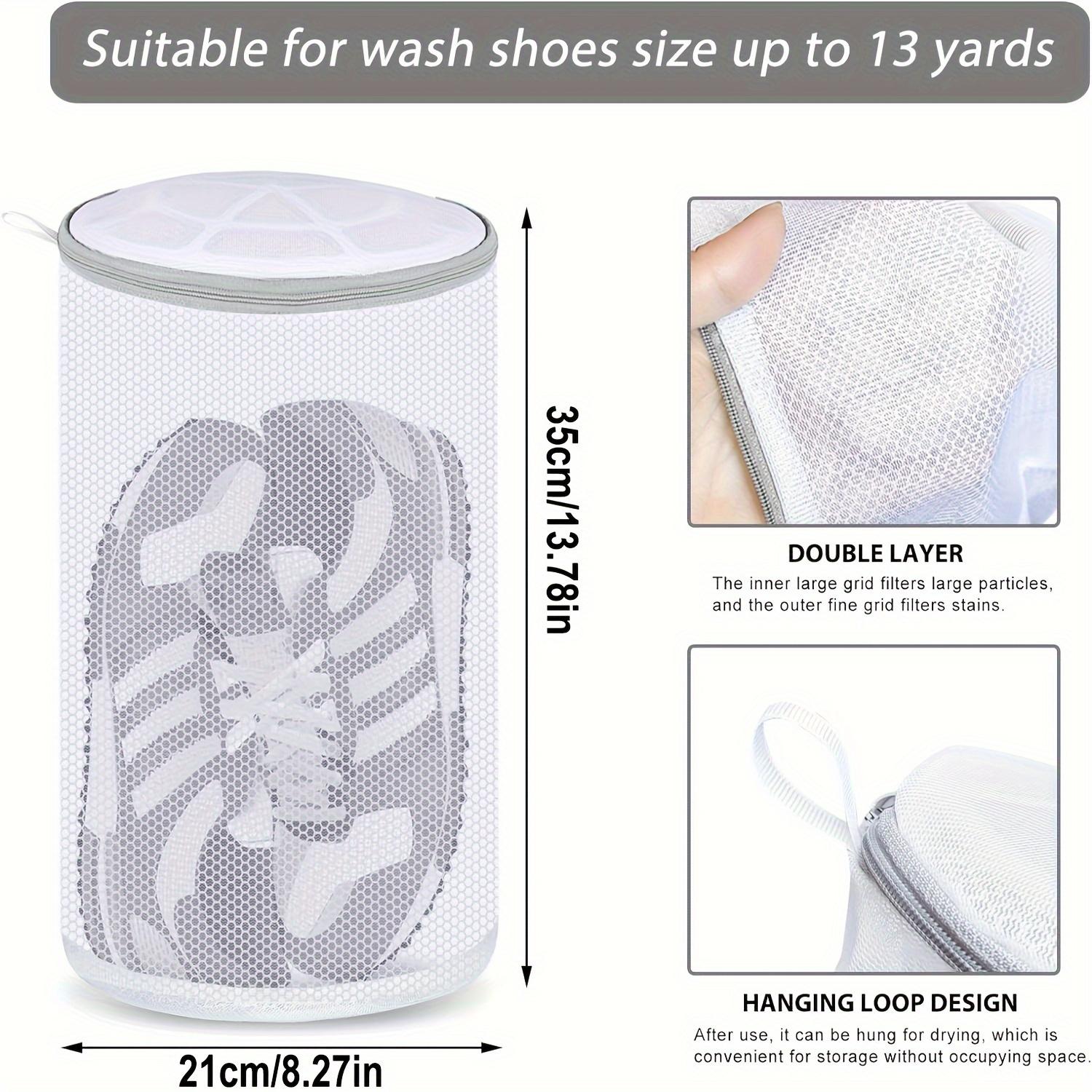 Shoes Wash Bags Sneaker Mesh Washing Bag Shoe Cleaning Laundry Bag Gray Zipper 125 Honeycomb Fabric for Gym Shoes Sneaker
Shoes Wash Bags Sneaker Mesh Washing Bag Shoe Cleaning Laundry Bag Gray Zipper 125 Honeycomb Fabric for Gym Shoes Sneaker