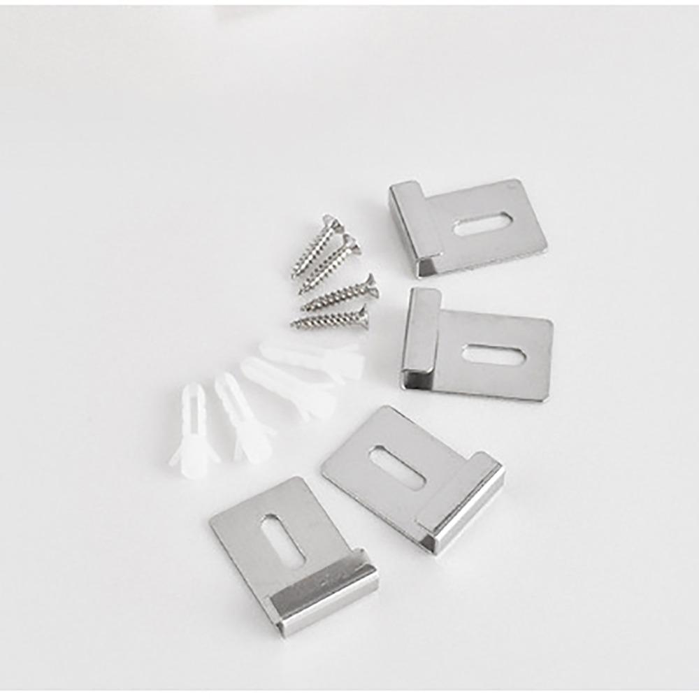 4 шт. Аксессуары из нержавеющей стали, металлический держатель для зеркала, прочное, прочное крепление для зеркала, противоскользящие серебряные вешалки для зеркала 8 inch
4 шт. Аксессуары из нержавеющей стали, металлический держатель для зеркала, прочное, прочное крепление для зеркала, противоскользящие серебряные вешалки для зеркала 8 inch