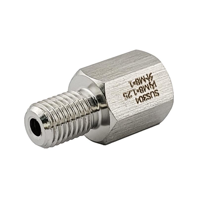Stainless Steel 304 Metric Thread Converter: Female M8x1.25 to Male M8x1
Stainless Steel 304 Metric Thread Converter: Female M8x1.25 to Male M8x1