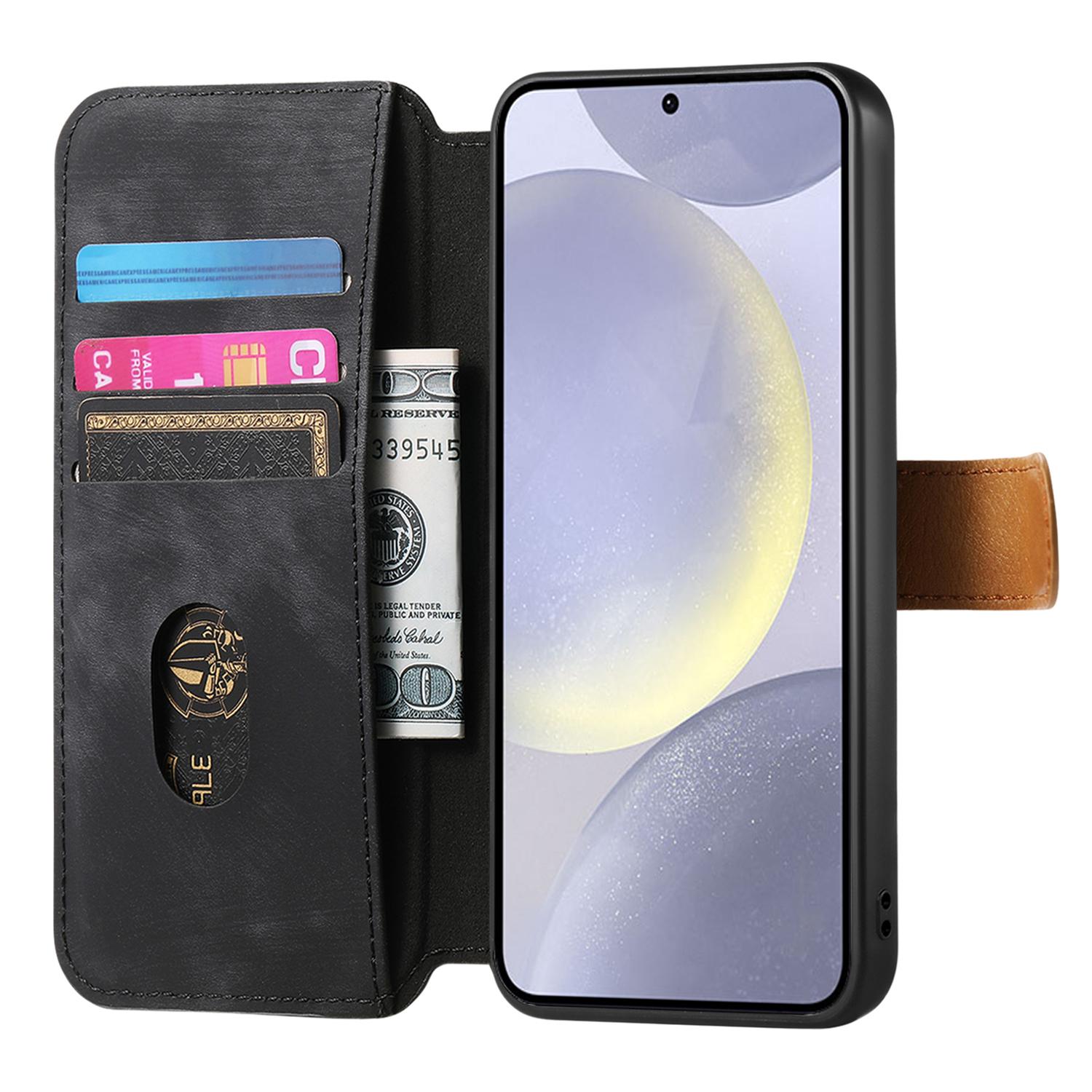 For Samsung Galaxy A26 5G Case Wallet Retro Leather Phone Cover with Wristband Kickstand Brown
For Samsung Galaxy A26 5G Case Wallet Retro Leather Phone Cover with Wristband Kickstand Brown