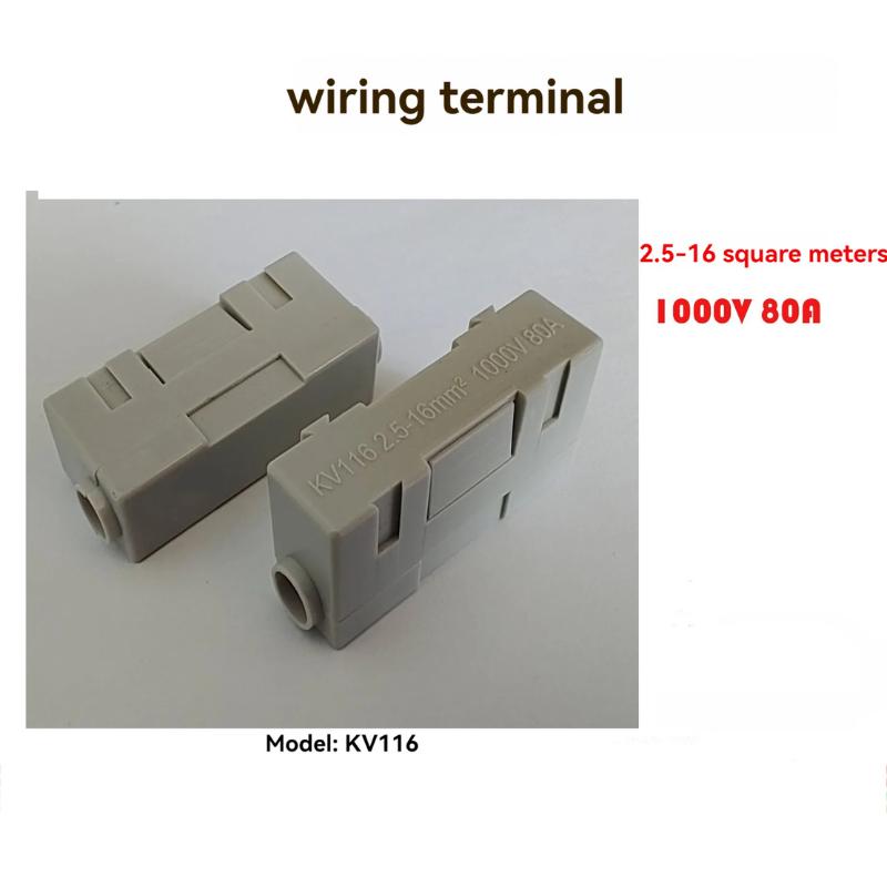 5 PCS 80A High Current Terminal Quick Docking Terminal 1000V Copper Terminal Quick Connector Can Be Spliced Through
5 PCS 80A High Current Terminal Quick Docking Terminal 1000V Copper Terminal Quick Connector Can Be Spliced Through