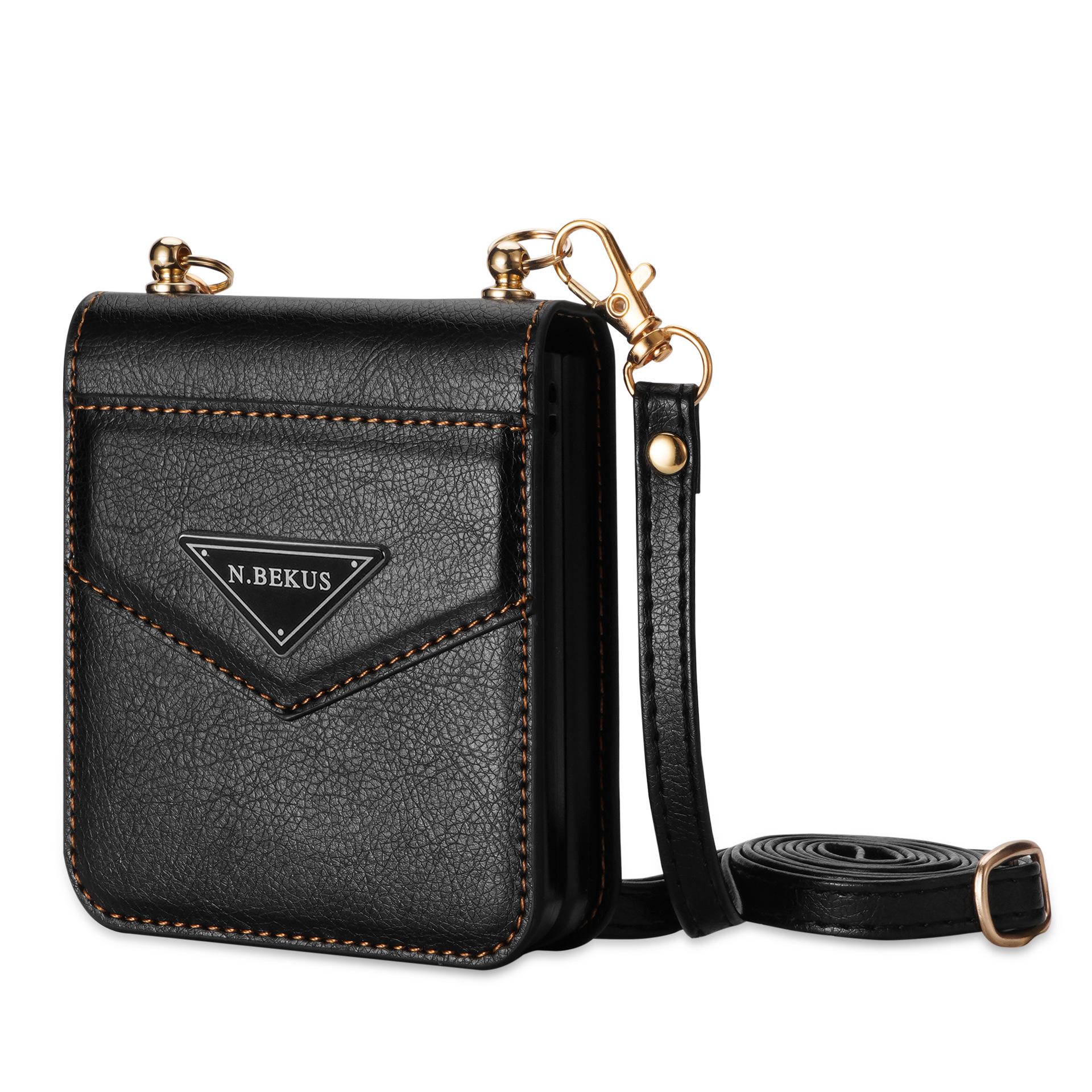 Samsung ZFLIP5/6 Card Holder & ZFLIP3/4 Crossbody Strap Foldable Phone Case Samsung Z Flip4 чорний
Samsung ZFLIP5/6 Card Holder & ZFLIP3/4 Crossbody Strap Foldable Phone Case Samsung Z Flip4 чорний