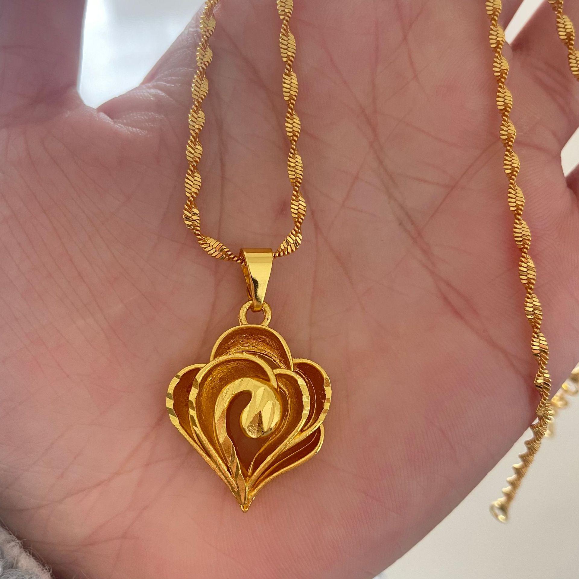 «Золотое ожерелье с подвеской в виде сердца и капли воды» Heart Pendant + Water Necklace
«Золотое ожерелье с подвеской в виде сердца и капли воды» Heart Pendant + Water Necklace