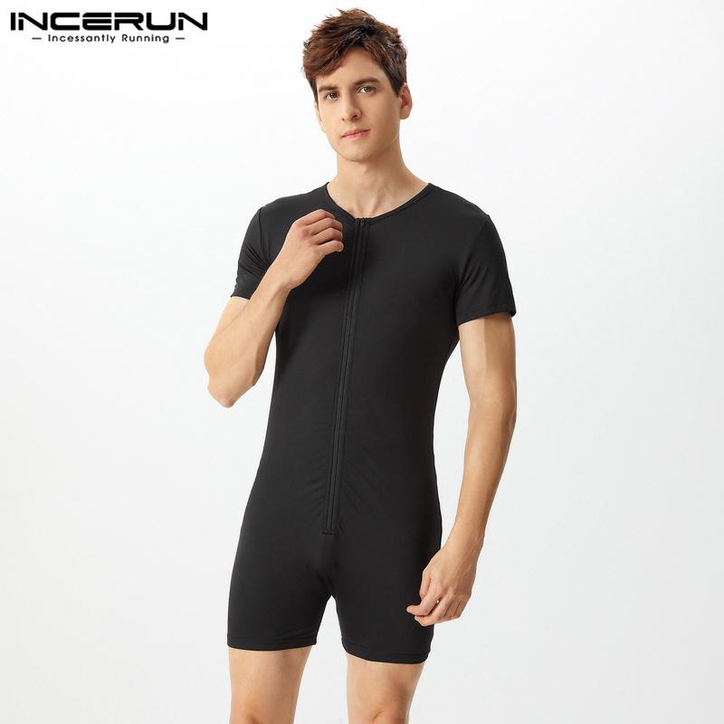 INCERUN Летние мужские комбинезоны с коротким рукавом и застежкой-молнией спереди, пижамы, домашняя одежда S чёрный
INCERUN Летние мужские комбинезоны с коротким рукавом и застежкой-молнией спереди, пижамы, домашняя одежда S чёрный