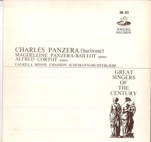 LP Record CHARLES PANZERA, MAGDELEINE PANZERA - Faure: La Bonne Chanson / Schumann: GR211 ANGEL Japan Classical Used
LP Record CHARLES PANZERA, MAGDELEINE PANZERA - Faure: La Bonne Chanson / Schumann: GR211 ANGEL Japan Classical Used