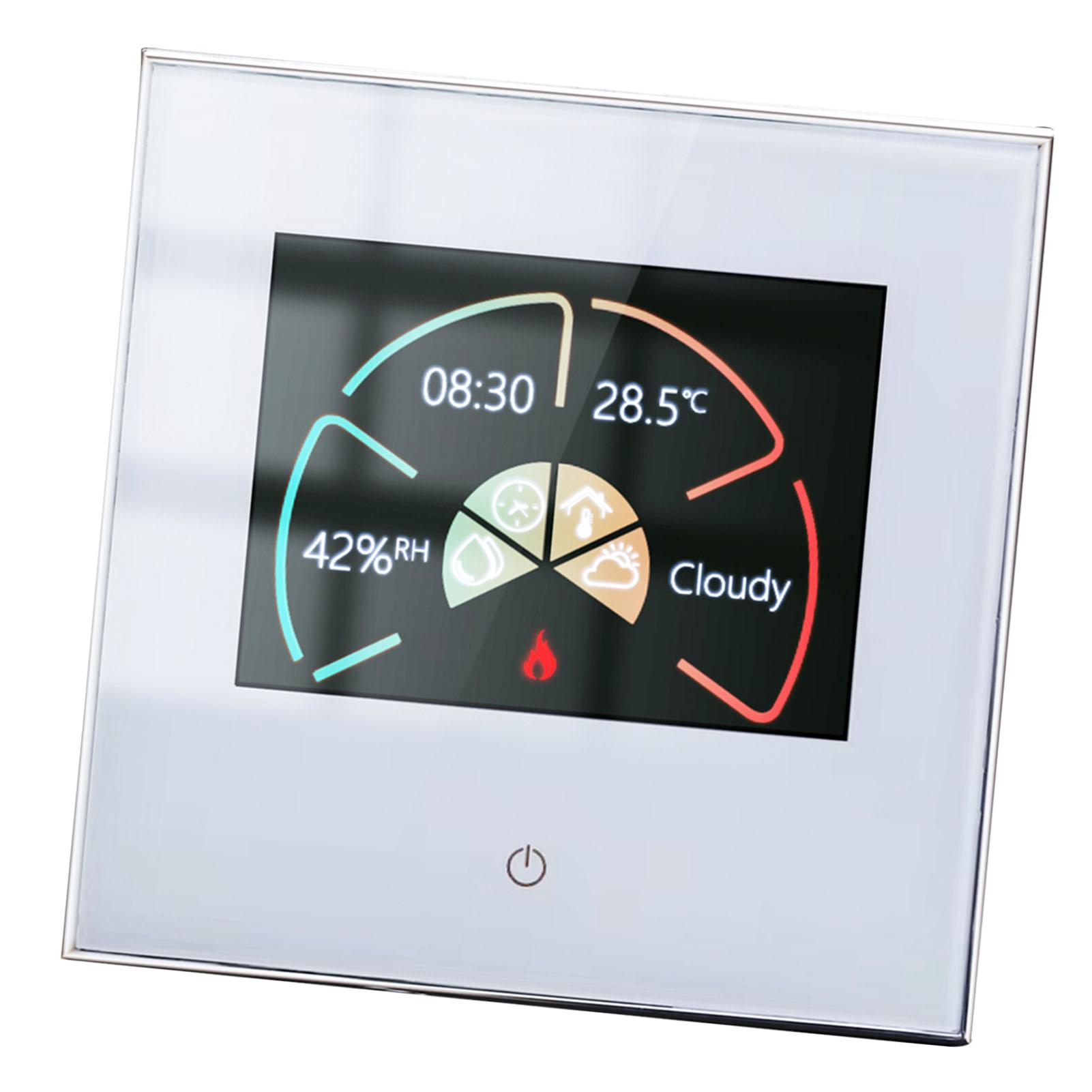 WiFi Smart Thermostat Temperature Controller Weekly Programmable Touch Control Mobile APP Voice Control Compatible Water Heating белый
WiFi Smart Thermostat Temperature Controller Weekly Programmable Touch Control Mobile APP Voice Control Compatible Water Heating белый