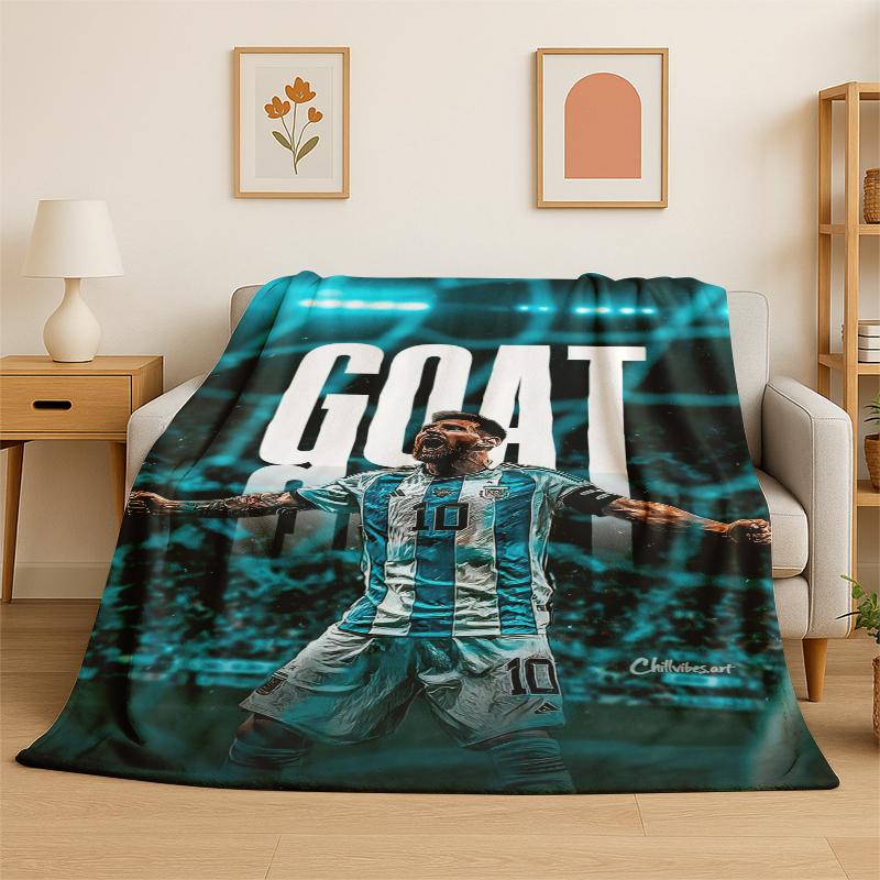 Goat MMessi Football Sport Star Flannel Blanket Soft Warm Throw Blanket for Bedroom Living Room Bed Travel Camping Picnic Kid 75x100cm (30x40inch)
Goat MMessi Football Sport Star Flannel Blanket Soft Warm Throw Blanket for Bedroom Living Room Bed Travel Camping Picnic Kid 75x100cm (30x40inch)