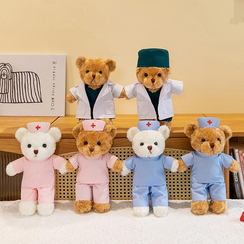 Graduation Medical Teddy Bear in Doctor/Nurse Uniform - Customizable Plush Gift for Nurse s Day 30cm
Graduation Medical Teddy Bear in Doctor/Nurse Uniform - Customizable Plush Gift for Nurse s Day 30cm