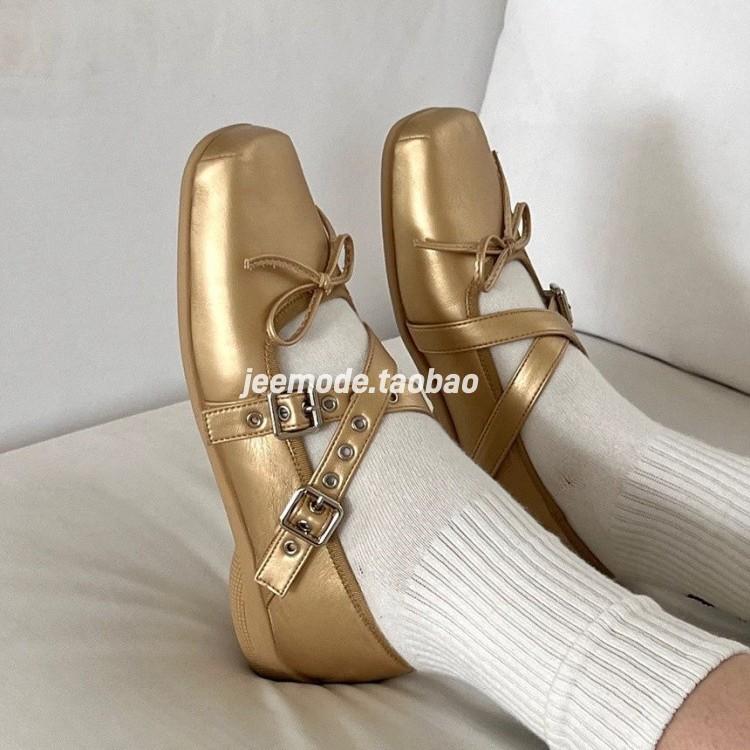 Версия из мягкой кожи~ Новые нишевые туфли Мэри Джейн балетки с перекрестной пряжкой на ремешке в стиле дундымён, милые и крутые, с бантом, женские 39 шампанского
Версия из мягкой кожи~ Новые нишевые туфли Мэри Джейн балетки с перекрестной пряжкой на ремешке в стиле дундымён, милые и крутые, с бантом, женские 39 шампанского