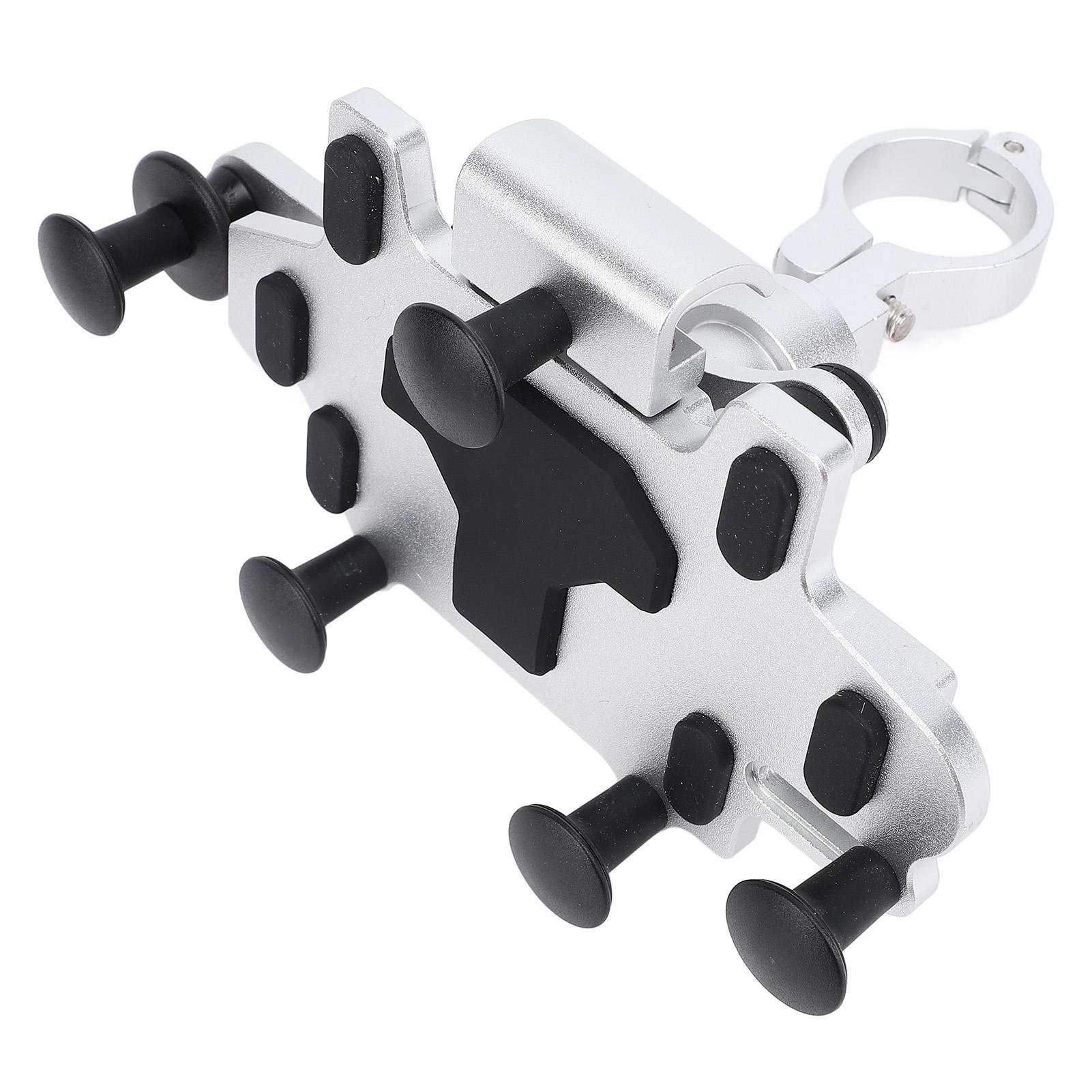 Мотоциклетное крепление для телефона на руль из алюминиевого сплава, силиконовое, 5-ти когтевое, противоударное, вращающееся, регулируемое серебряный
Мотоциклетное крепление для телефона на руль из алюминиевого сплава, силиконовое, 5-ти когтевое, противоударное, вращающееся, регулируемое серебряный