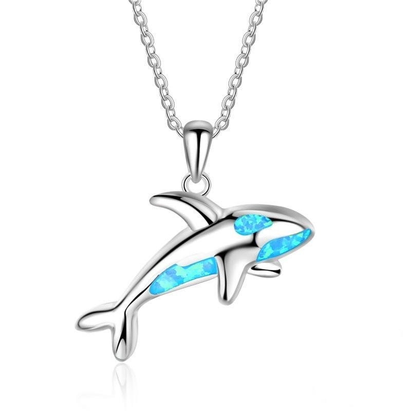 Ожерелье с подвеской в виде дельфина Baosheng Opal - европейский и американский дизайн розовый
Ожерелье с подвеской в виде дельфина Baosheng Opal - европейский и американский дизайн розовый