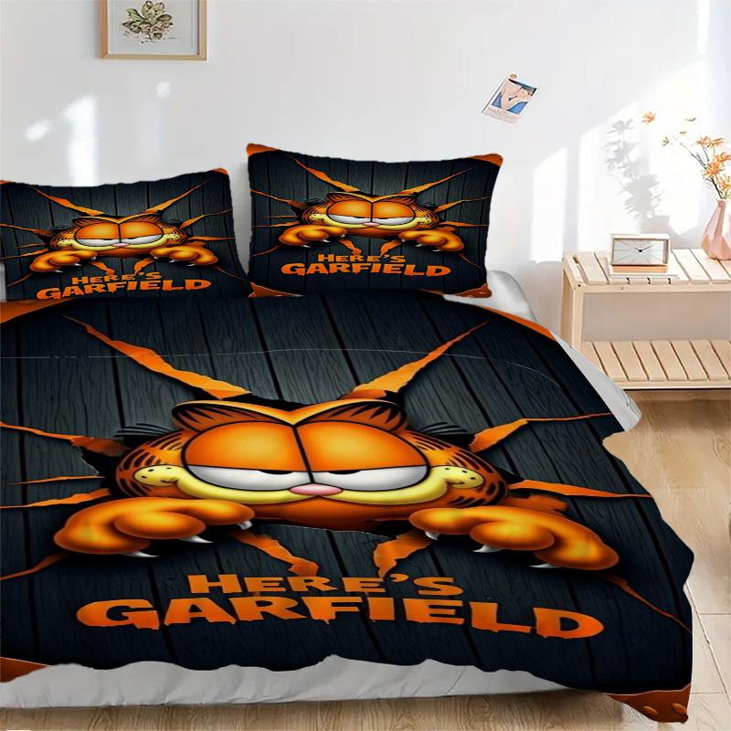 3pcs Garfield, Cartoon Cat Duvet Cover Set for Bedroom - Includes 1 Duvet Cover and 2 Pillowcases (Core Not Included) yy251015203 135x200cm
3pcs Garfield, Cartoon Cat Duvet Cover Set for Bedroom - Includes 1 Duvet Cover and 2 Pillowcases (Core Not Included) yy251015203 135x200cm