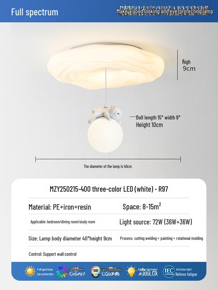 Потолочный светильник Тыква-медведь для детской спальни Cookie 40cm
Потолочный светильник Тыква-медведь для детской спальни Cookie 40cm