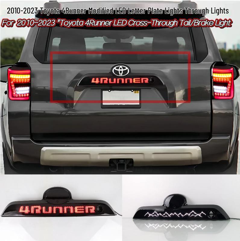 LED License Plate Light for 2010-2023 Toyota 4Runner Trunk Mountain Dual-Function Kit: 1 Set
LED License Plate Light for 2010-2023 Toyota 4Runner Trunk Mountain Dual-Function Kit: 1 Set