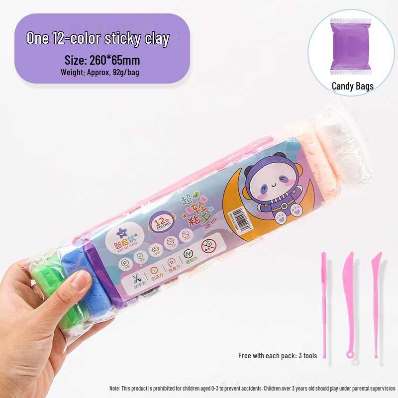 Super Light Air-Dry Clay Set for Children - 12 & 24 Multicolor Options, DIY Modeling Space Clay Toys
Super Light Air-Dry Clay Set for Children - 12 & 24 Multicolor Options, DIY Modeling Space Clay Toys