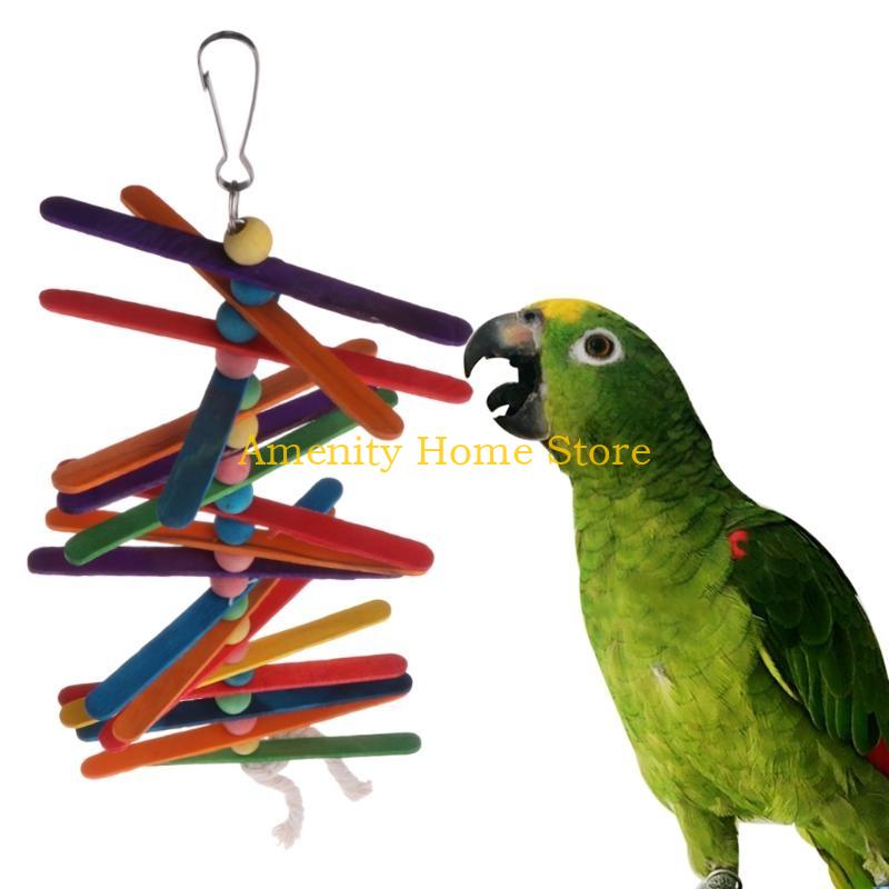 F26C Bird Toy Tearing Chew Toy for Teeth Wooden Popsicles Cage Hanging String Toy CN
F26C Bird Toy Tearing Chew Toy for Teeth Wooden Popsicles Cage Hanging String Toy CN