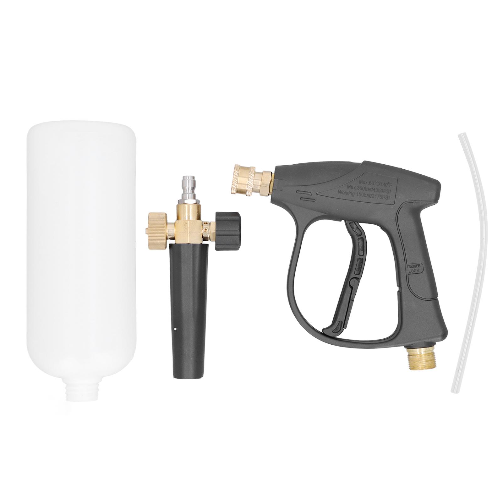 Foam Gun Adjustable Nozzle Brass Anti Leakage 33oz 14in Pressure Washer Gun for Car Washing
Foam Gun Adjustable Nozzle Brass Anti Leakage 33oz 14in Pressure Washer Gun for Car Washing
