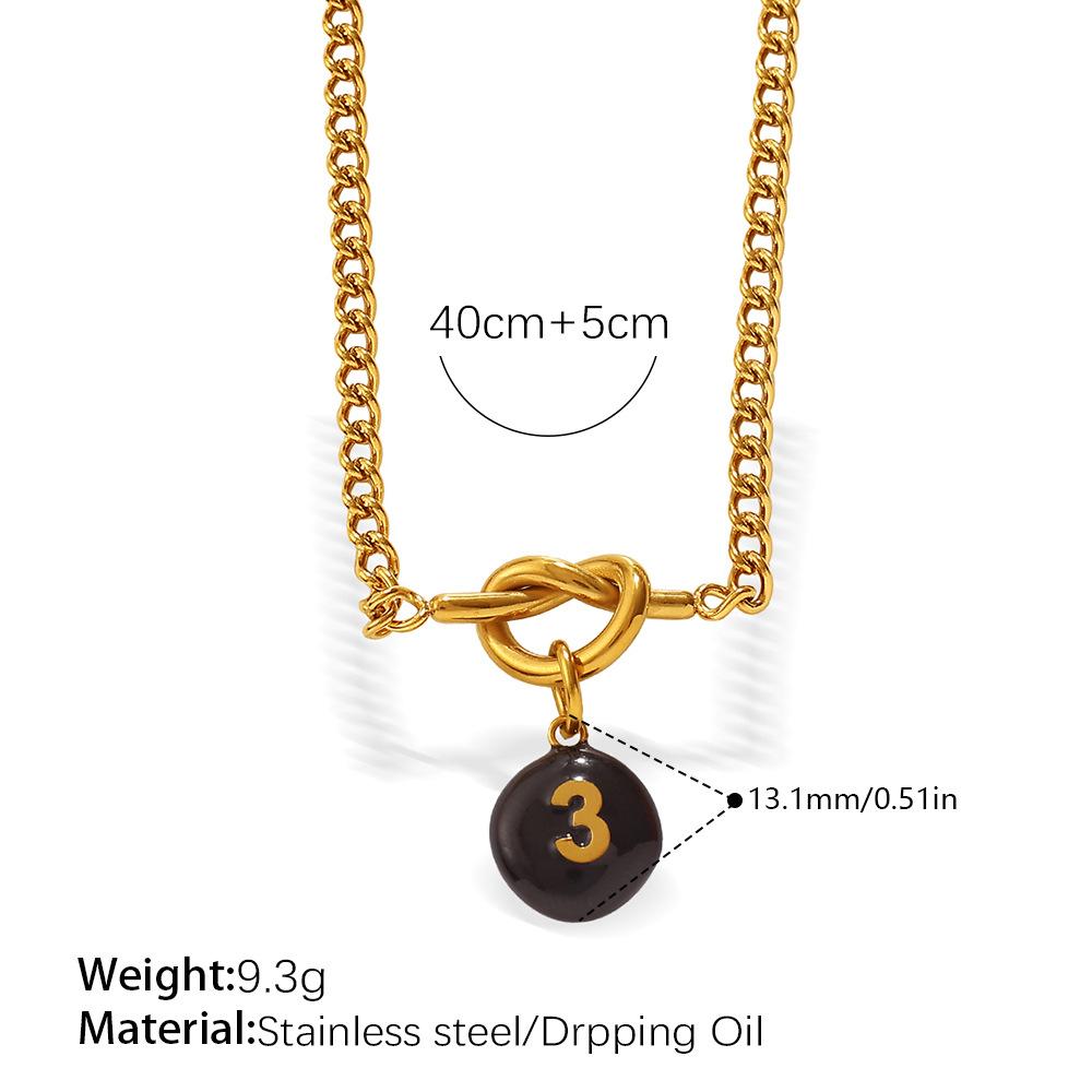European and American Summer Beach Wind Dopamine Contrasting Color Digital Card Knotted Necklace Plated with 18K Gold Stackable Collarbone Chain 2026 45CM
European and American Summer Beach Wind Dopamine Contrasting Color Digital Card Knotted Necklace Plated with 18K Gold Stackable Collarbone Chain 2026 45CM