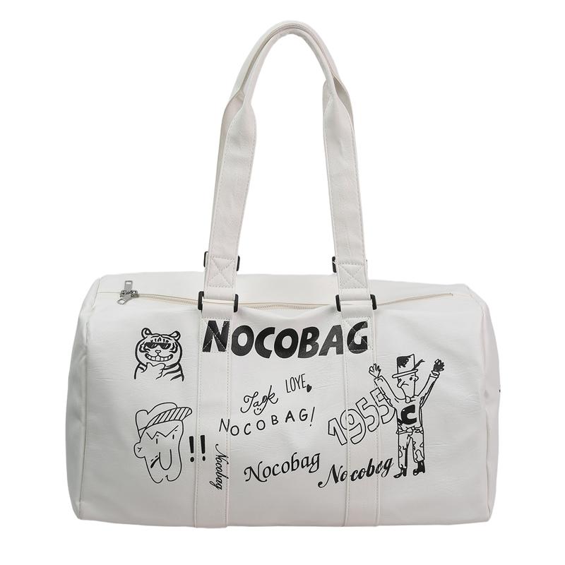 PU Graffiti Print Travel Bag Luggage Storage Bag Large Capacity Couple Waterproof Sports Fitness Yoga Bag белый
PU Graffiti Print Travel Bag Luggage Storage Bag Large Capacity Couple Waterproof Sports Fitness Yoga Bag белый