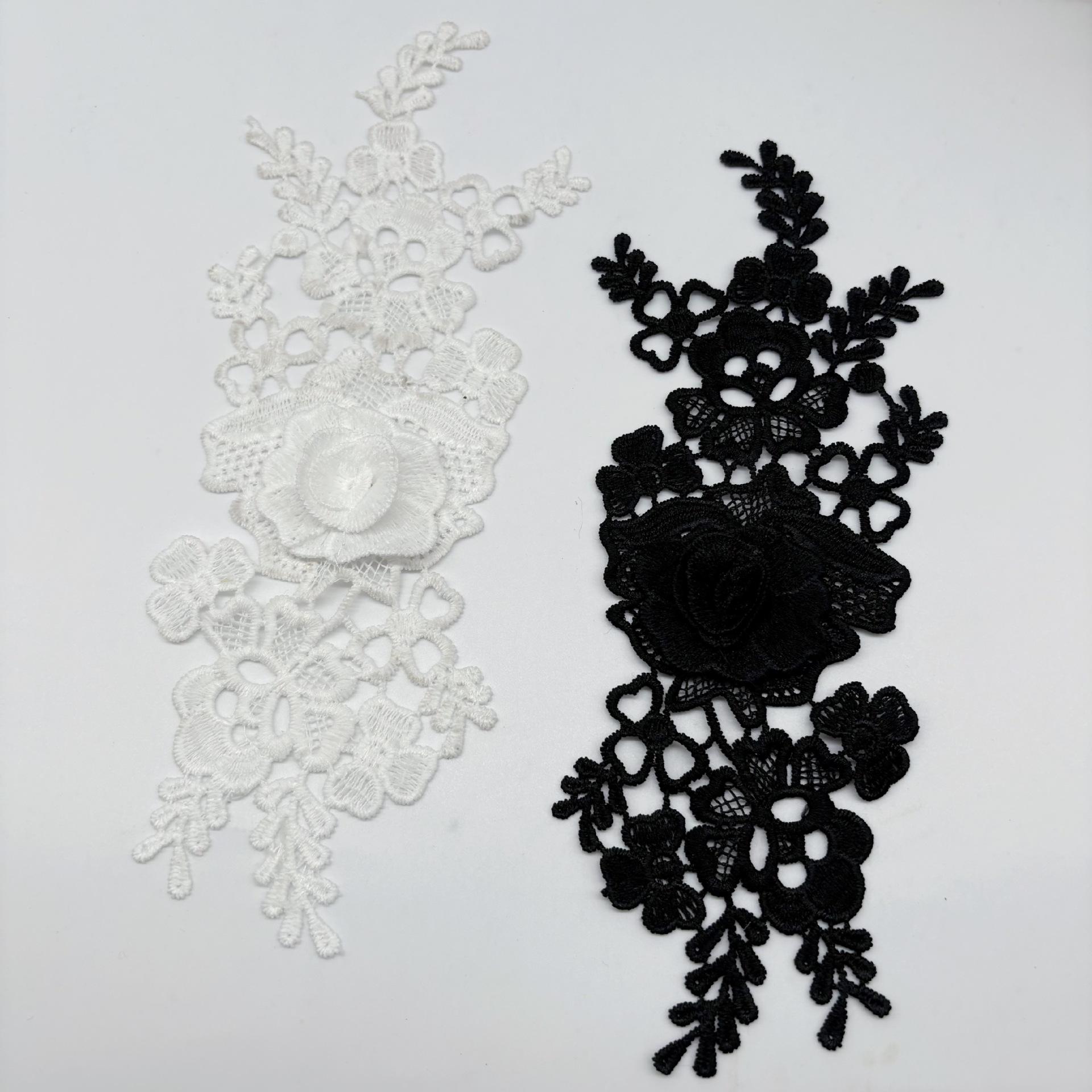 Water Soluble Three-Dimensional Flower Embroidery Lace Children S Wedding Dress Bridal Headgear Jewelry Diy Lace Fabric White 23 * 10cm
Water Soluble Three-Dimensional Flower Embroidery Lace Children S Wedding Dress Bridal Headgear Jewelry Diy Lace Fabric White 23 * 10cm