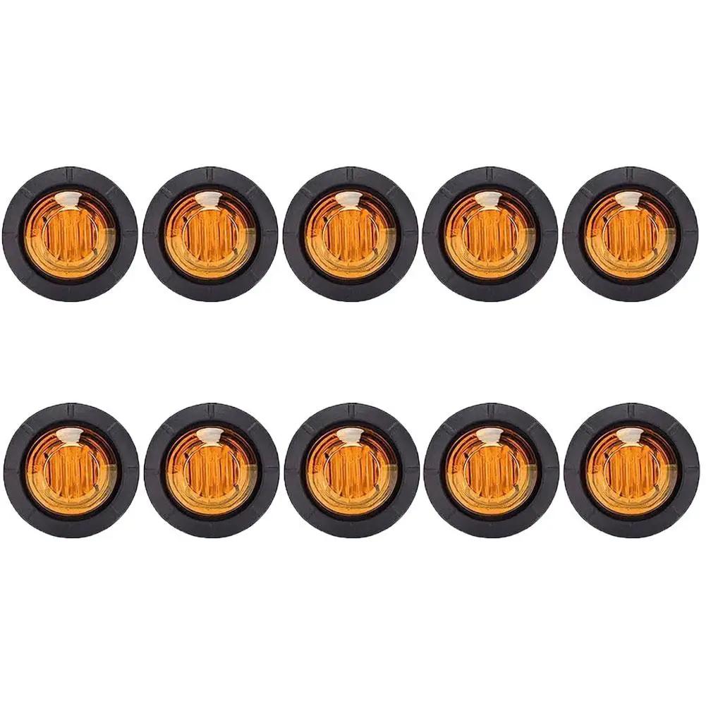 10pcs Round Tralier Side Marker Light 12V-24V For Truck Clearance Light Turn Signal Lamp Indicators Car Accessories L9L9
10pcs Round Tralier Side Marker Light 12V-24V For Truck Clearance Light Turn Signal Lamp Indicators Car Accessories L9L9