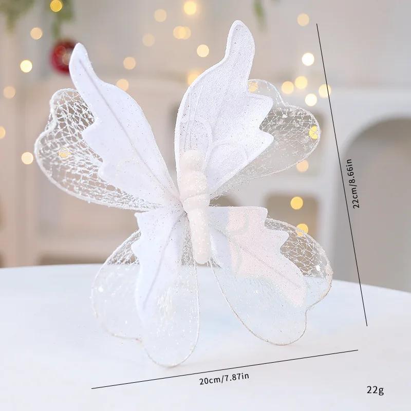 Christmas Sparkling Butterfly Ornament Christmas Tree Artificial Flowers 2025 Xmas Tree Hanging 2026 New Year Home Decorations 1pc белый
Christmas Sparkling Butterfly Ornament Christmas Tree Artificial Flowers 2025 Xmas Tree Hanging 2026 New Year Home Decorations 1pc белый