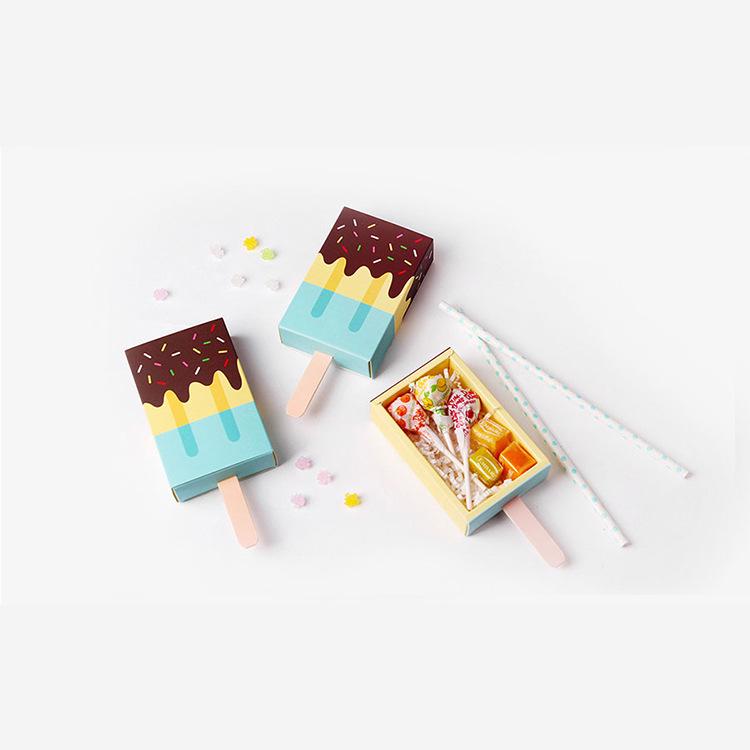 Macaron Popsicle Candy Folding Paper Gift Box Cartoon Ice Cream Design for Weddings 6.7 x 10.2 x 2.7cm
Macaron Popsicle Candy Folding Paper Gift Box Cartoon Ice Cream Design for Weddings 6.7 x 10.2 x 2.7cm