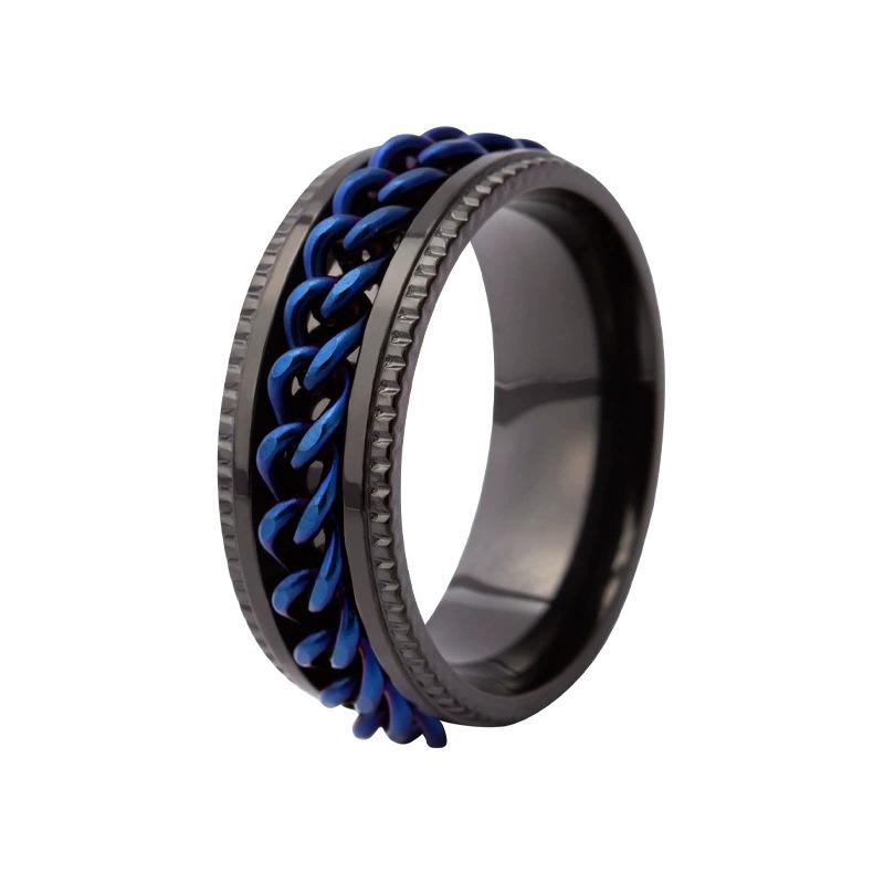 Rotating Stainless Steel Stress Relief Ring Chain For Men Multiple Colors Durable Comfort no. 5
Rotating Stainless Steel Stress Relief Ring Chain For Men Multiple Colors Durable Comfort no. 5