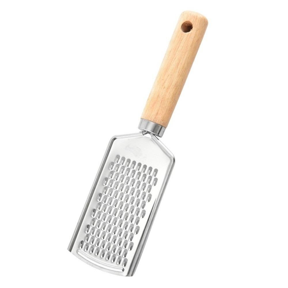 Stainless Steel Cheese Grater Handheld Wooden Handle Cheese Grater Flat Quickly Non-Slip Flat Cheese Grater
Stainless Steel Cheese Grater Handheld Wooden Handle Cheese Grater Flat Quickly Non-Slip Flat Cheese Grater
