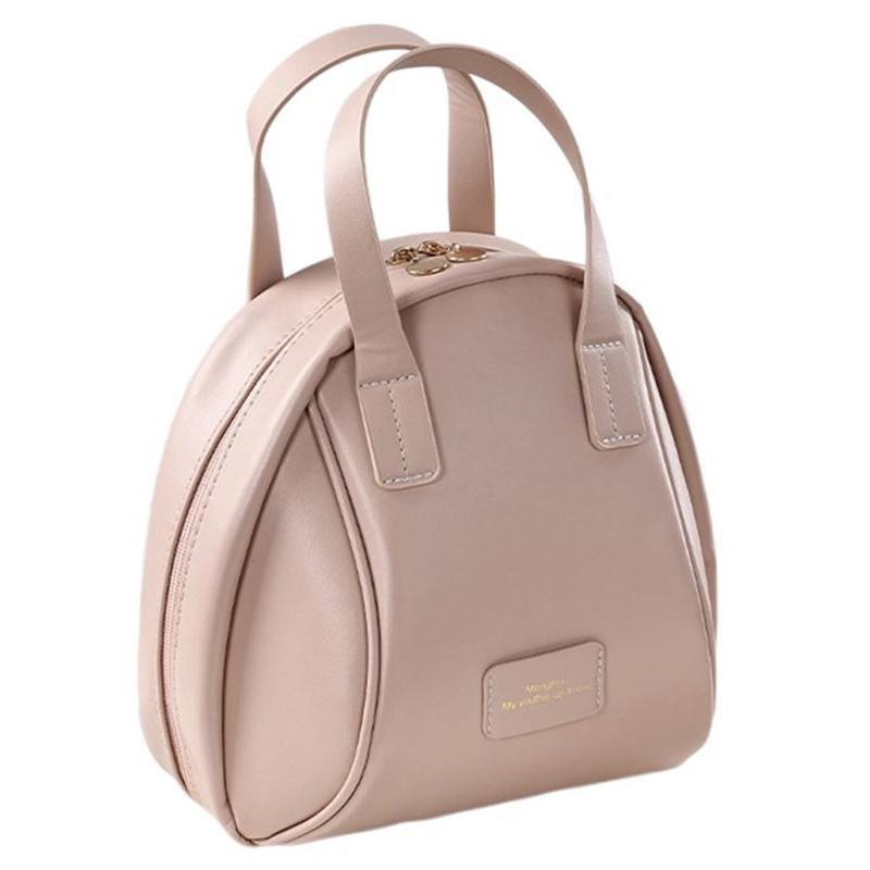 Handheld Shell Makeup Bag Large Capacity PU Leather+Polyester Travel Toiletries Storage Bag Coral Pink
Handheld Shell Makeup Bag Large Capacity PU Leather+Polyester Travel Toiletries Storage Bag Coral Pink