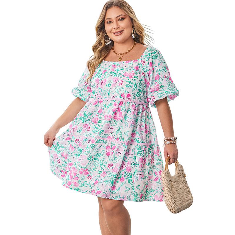 Summer 2025 Plus Size Floral Square Neck A-Line Dress 3XL квітковий колір друку
Summer 2025 Plus Size Floral Square Neck A-Line Dress 3XL квітковий колір друку